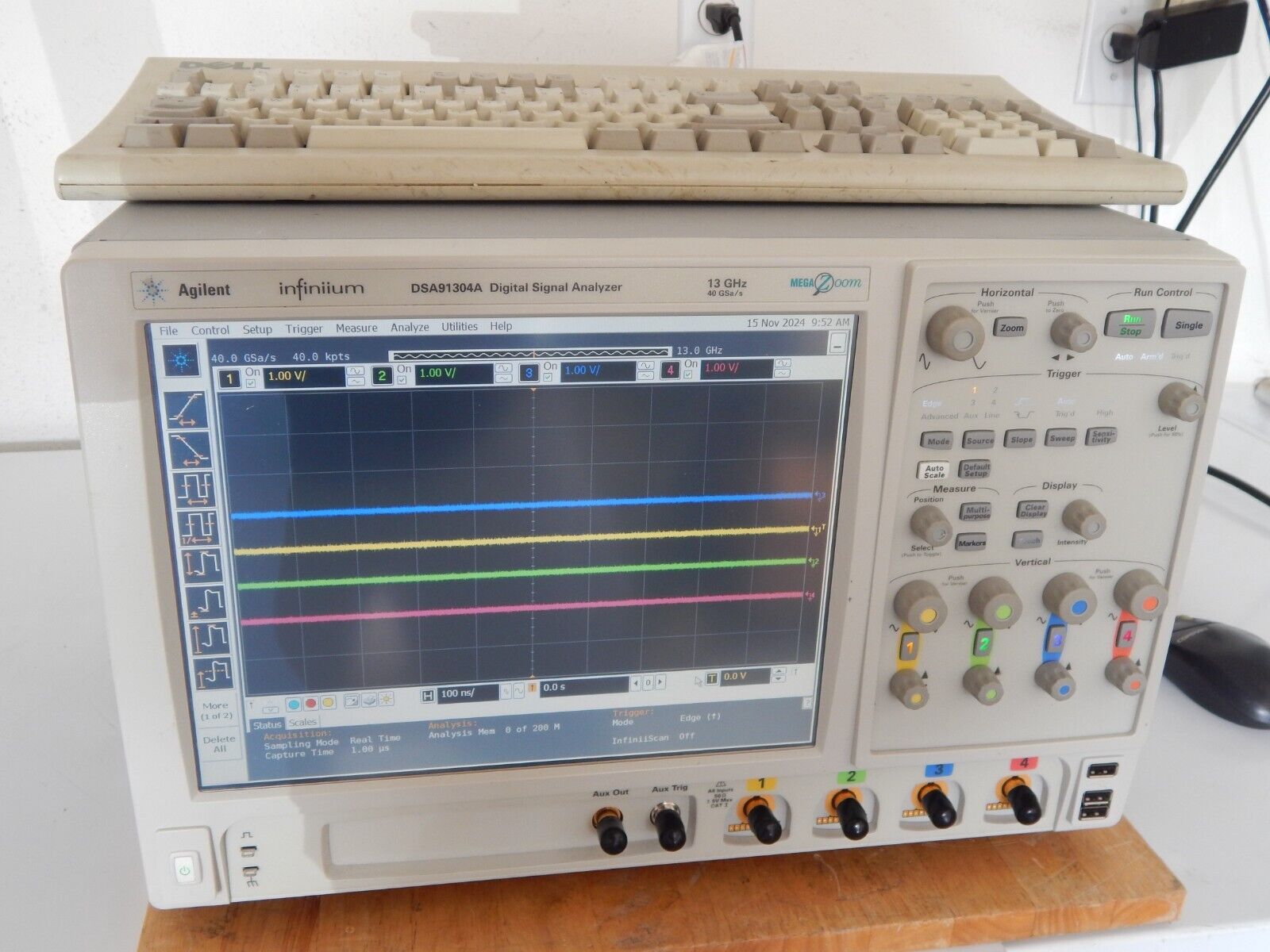 Agilent Infiniium DSA91304A Oscilloscope 13Ghz 40Gs/s MY47481419 Agilent Infiniium DSA91304A Oscilloscope 13Ghz 40Gs/s MY47481419